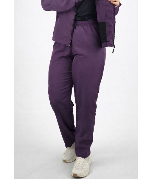 Calça Feminina Tactel com elastano Forrada P ao G1 Frio Roxa